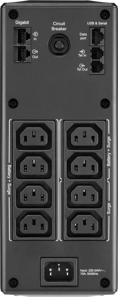 APC BR1600MI - Back-UPS Pro - 1600VA/960W - Line Interactive UPS
