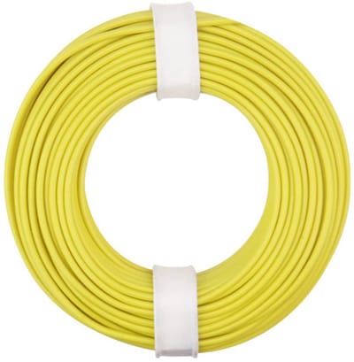 Donau Elektronik 175-013 Draad LiY 1 x 0.75 mm² Geel 1 stuk(s)
