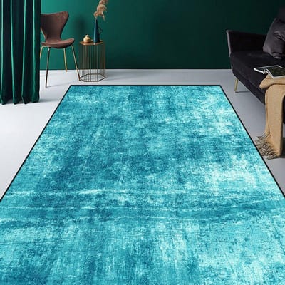 Moderne Licht Luxe Tapijten voor Woonkamer Groot Oppervlak Groen Tapijt Hal Bank Slaapkamer Vloermat Kamer Deuropening Bedzijde Zacht Kleed 60*90cm blue