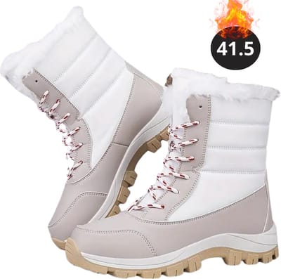 Nivard Snowboots - Sneeuwschoenen - Sneeuwboots - Dames - Wintersport - Ski - Skischoenen - Lichtgrijs - 41.50- Laarzen