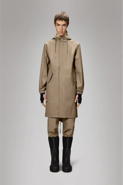 Rains Visstaart beige parka