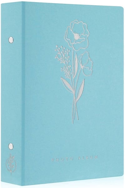 Dailygoods- Fotoalbum 300 Foto's - Insteekalbum - Linnen Cover - 10x15 cm - 50 Bladen - Schokbestendig en Stofdicht - Fotosboek