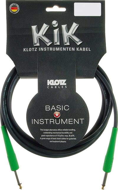 Klotz KIKC3.0PP4 instrumentkabel 3 m - Instrumentenkabel