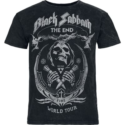 Black Sabbath T-shirt - The End - S tot 3XL - voor Mannen - meerkleurig