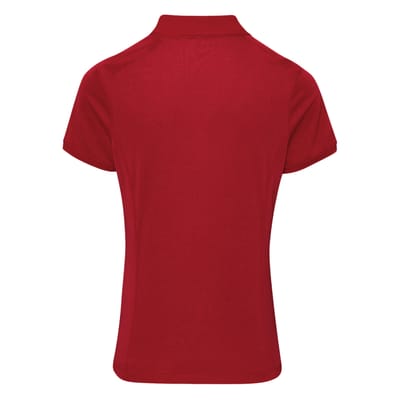 Premier Dames/dames Coolchecker korte mouw Pique Polo T-Shirt (Bourgondië)