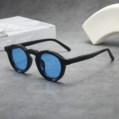 Nieuwe Retro Ronde Zonnebril met Klein Montuur voor Dames Heren UV-bestendig Anti-reflecterend Mode Brillen Outdoor Zonnebrillen