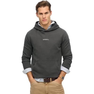 Superdry - Micro Logo Hoodie - Heren - Hoodies