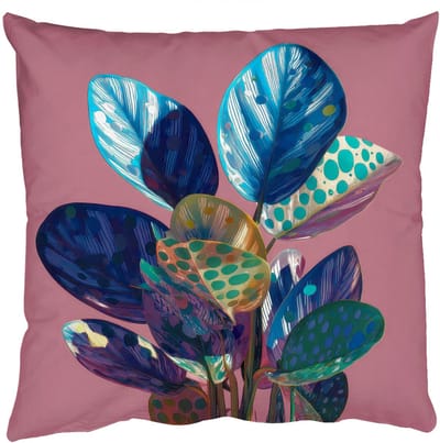 Sierkussens - Kussentjes Woonkamer - 50x50 cm - Plant - Bladeren - Stippen - Abstract