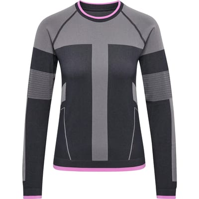 Naadloze lange mouwen T-shirt voor dames Hummel