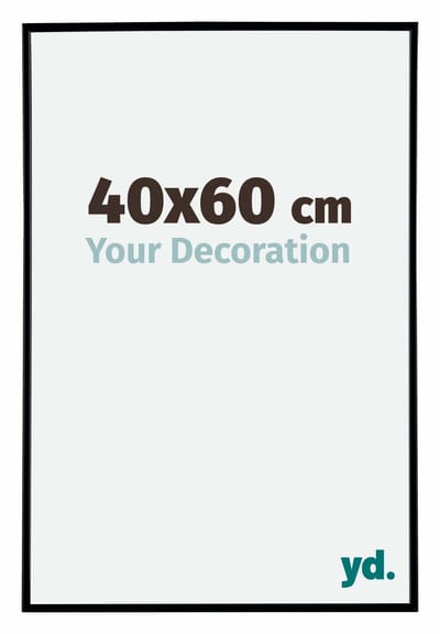Your Decoration - Fotolijst 40x60 cm - Kunststof - Zwart Mat - Evry