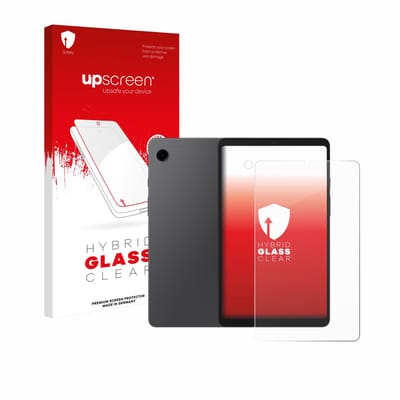 upscreen - Screenprotector voor Samsung Galaxy Tab A9 (Voor+Camera) - Folie Beschermfolie Beschermglas transparant