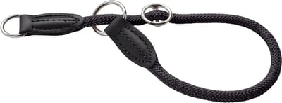Hunter Sliphalsband Freestyle Rond Zwart - Hondenhalsband - 40 cm