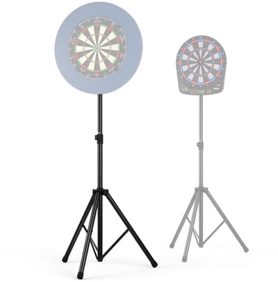 KOTO - Heavy Duty Dartbord - Verstelbare Hoogte tot Midden van Bord: 120cm - 190cm - Breedte 90cm - 4 KG - Voor Sisal & Elektronische Borden