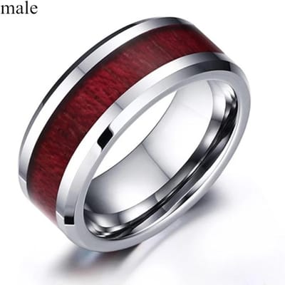 Koppelringen Prachtige Romantische Dames Hart Zirconia Ringen Set Trendy Heren Roestvrij Staal Verlovingsring Mode Sieraden Cadeaus 13 black