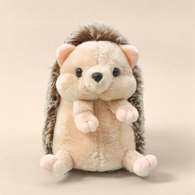 22cm Schattig Egel Pluche Speelgoed Hanger Zacht Cartoon Poppetje Kinder Cadeau voor Verjaardag Halloween Kerst beige
