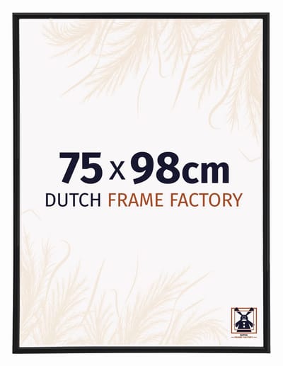 Fotolijst 75x98 cm - Kunststof - Zwart Mat - Angers