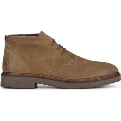 PS Poelman - maat 43- HUDSON Heren Hoge Veter Schoenen - Donker Taupe