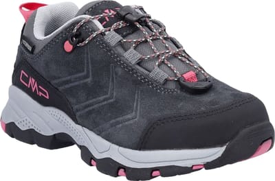 Cmp Melnick Low Wandelschoen - Kinderen waterdichte lage wandelschoenen - GREY-HOT PINK