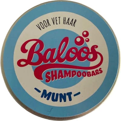 Shampoobar Munt 3x 60gr in handige opbergblik