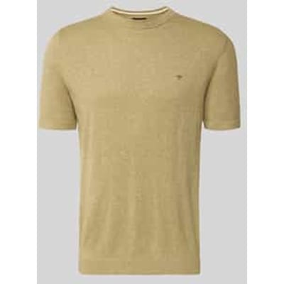 Fynch-Hatton T-Shirt O-Neck Cotton Linnen Pistache / male