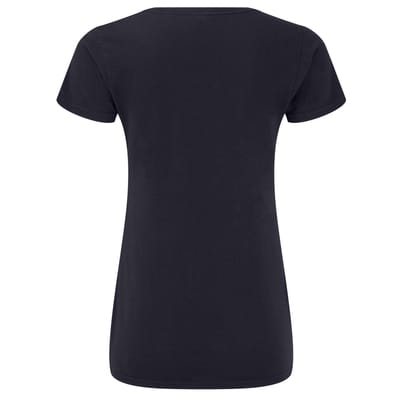Fruit of the Loom Dames/Dames Iconic 150 V Hals T-shirt (Deep Navy)