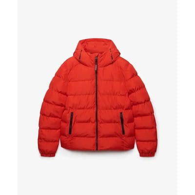 Superdry - Sportieve Capuchon Pufferjas - Heren - Gewatteerde jassen