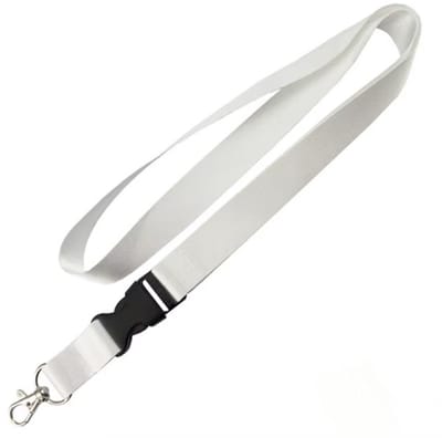 Go Go Gadget - Keycord - Afneembare gesp - Sleutelbos - Sleutelkoord - 1 stuk - Wit