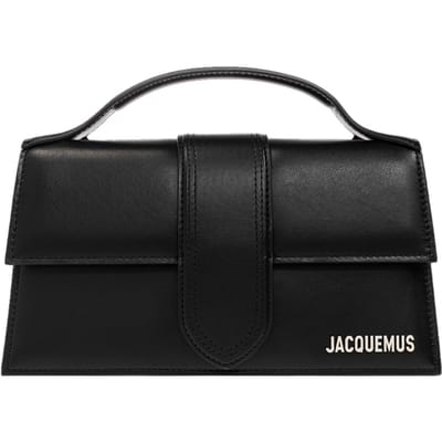 Jacquemus Le Grand Bambino Schoudertas Zilver Logo