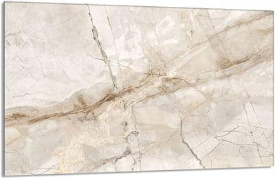 TMK ArtDeko - Serie - Beschermende Glazen Plaat - 80x52 cm - Marmer