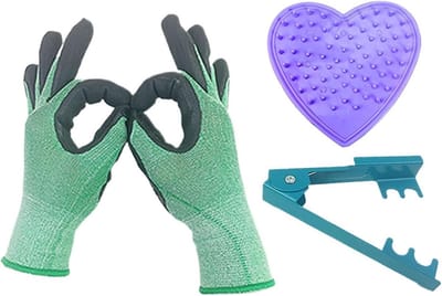 Doornverwijderaar , professioneel veilig verwijderingsgereedschap, 8 inch roos met ergonomische grip, duurzame roestvrijstalen constructie met weerstand, tuinaccessoire, eenvoudig gebruik ontwerp