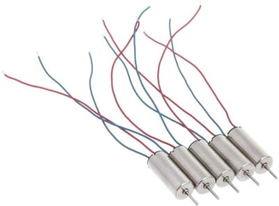 DC Motor - Kleine Motor - Hobby Projecten - Hoge Snelheid - 5 Stuks - Zilver