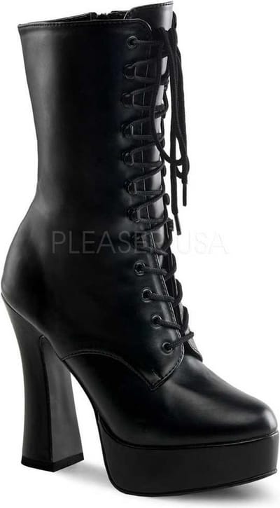 Pleaser - ELECTRA1020 Plateau Laarzen - US 7 - 37 Shoes - Zwart