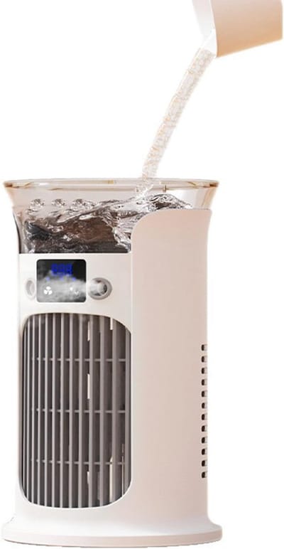 Aircooler - Ventilatoren - Mobiele Airco - USB Draagbare Sprayventilator - Luchtkoeler 3in1 - Ideaal Voor Koeling In Slaapkamers Of Kleine Kantoren