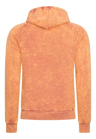 Gewassen hoodie met een used look