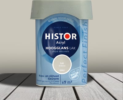 Histor Perfect Finish Lak Acryl Hoogglans 0,75 liter - Lei