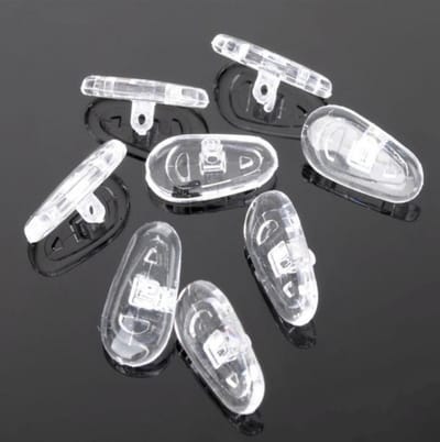 Hiden - Bril Neus Pads - Siliconen Neus Pads - Brillenaccessoires - Brillenonderdelen - Anti-slip Neus Pads - Brillenreparatie en onderhoud | 10 stuks