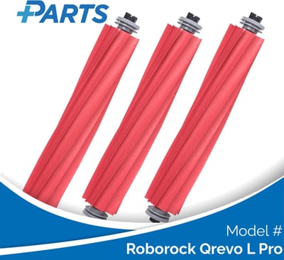 Roborock Qrevo L Pro Borstels (3 Stuks, Plus.Parts® alternatief voor 8.02.0079)