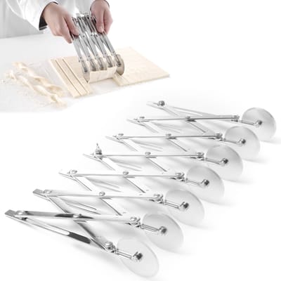 Marqueur de pâte réglable 13-125 mm 7 lames - hendi 515150 125 mm