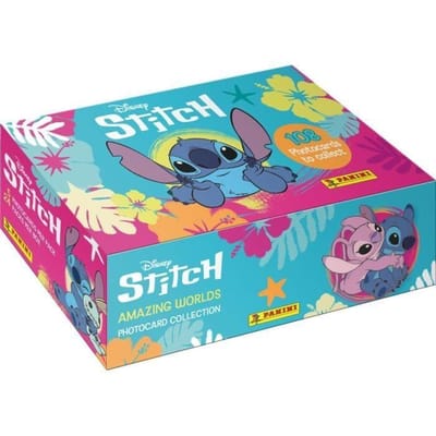 Panini Disney Stitch Fotokaarten: 1X Booster Box Met 24 Pakjes/Zakjes