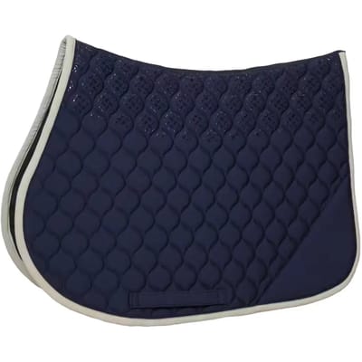 Kentucky Horsewear - Zadeldoek softshell onion quilt jumping marine-beige