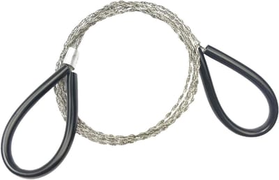 Draadzaag - Handkettingzaag - Outdoor zagen - Roestvrij staal - 75 cm - Meerkleurig
