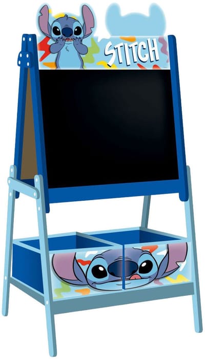 Houten Dubbelzijdig Schoolbord Stitch