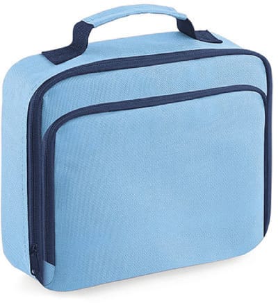 Koeltas - ideaal voor kinderen op kamp of naar school - lichtblauw - 24x20x8cm