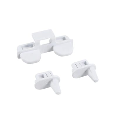AEG clips, zijpaneel, kit, White,3pcs. 4056011317