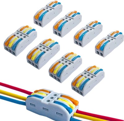 30 Stuks Hefboom Draadconnectoren Set - Compacte Elektrische Kabelaansluitingen met Hendel