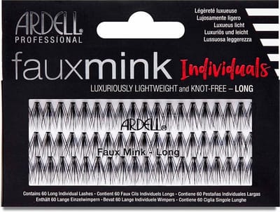 Set van nepwimpers Ardell Faux Mink Long Individueel 60 Onderdelen