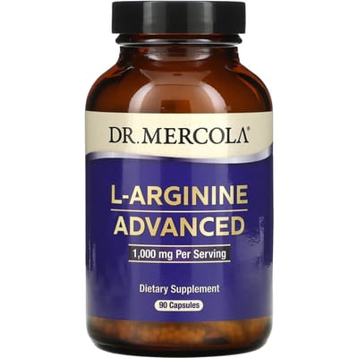 Dr. Mercola, L-Arginine Advanced, 1.000 mg, 90 capsules (333 mg per capsule)