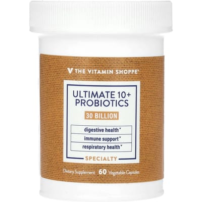 The Vitamin Shoppe, Probiotique Ultime 10+, 30 milliards d'UFC, 60 capsules végétales