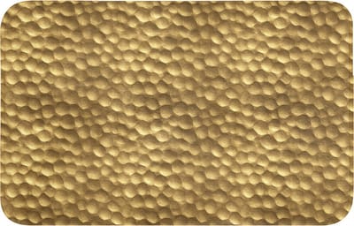 Badmat 80x50 cm - Antislip - Metaal - Dynamisch - Goud - Badmatten voor badkamer - Badkamermat - Douchemat - Badkamer mat