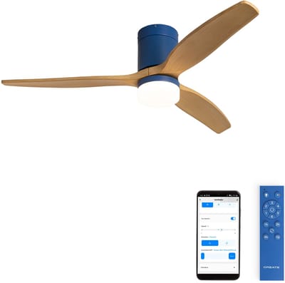 CREATE - Stille 40W plafondventilator met technische ABS bladen in verschillende maten - WIND CALM